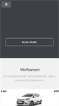 Mobile Screenshot of garage-verhoeven.be