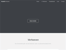 Tablet Screenshot of garage-verhoeven.be